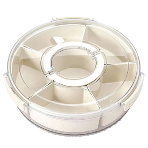 6-Grid Rotating Snack Box