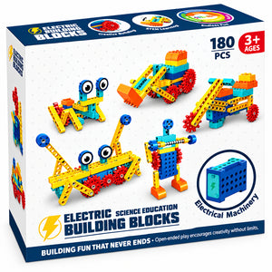 Motorised Gear Building Set — 180 Pieces