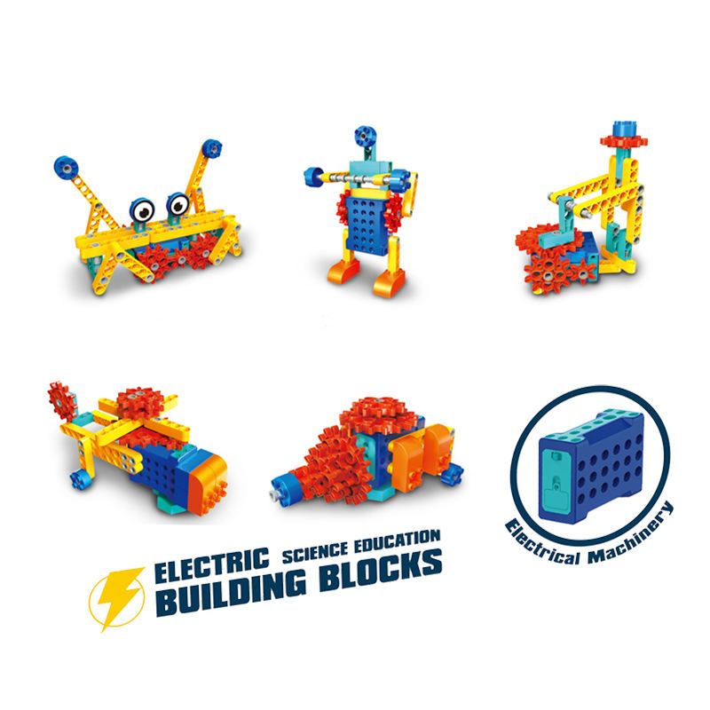 Motorised Gear Building Set — 180 Pieces