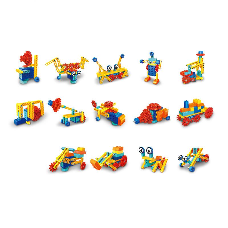 Motorised Gear Building Set — 180 Pieces