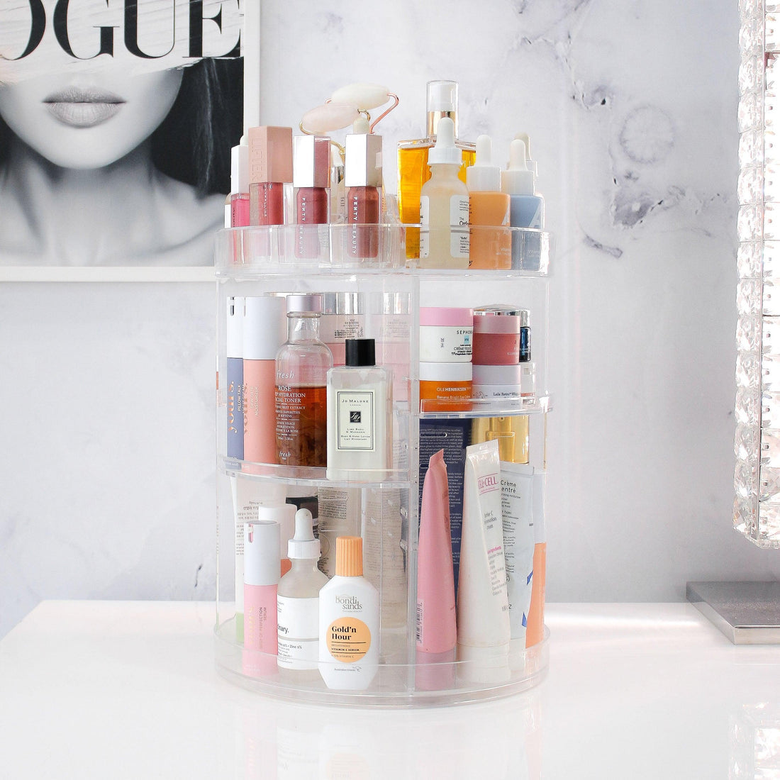 Rotating Skincare Organizer