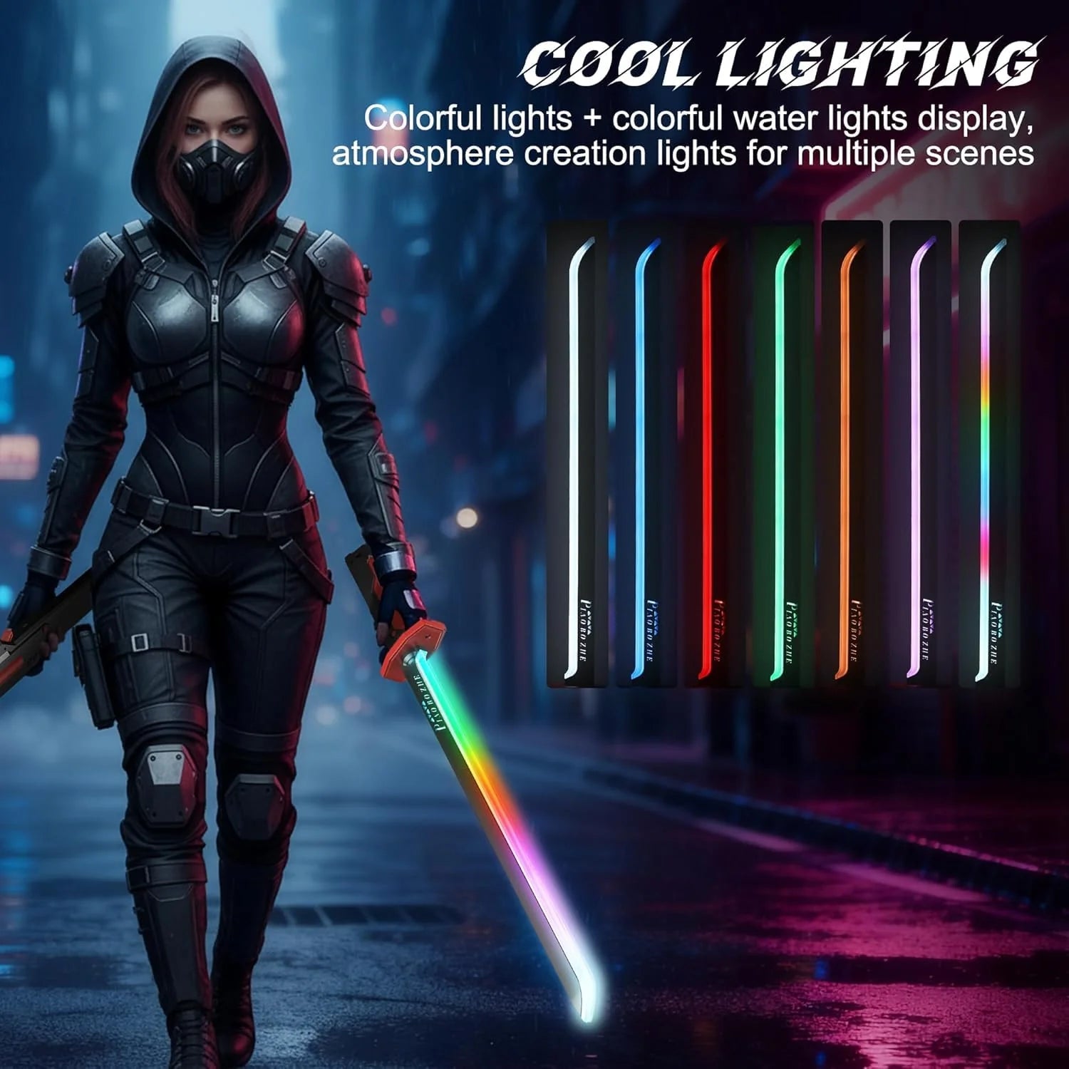 SparkBlade — LED Battle Sword with Smoke & Sound Effects