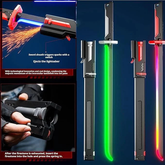 SparkBlade — LED Battle Sword with Smoke & Sound Effects