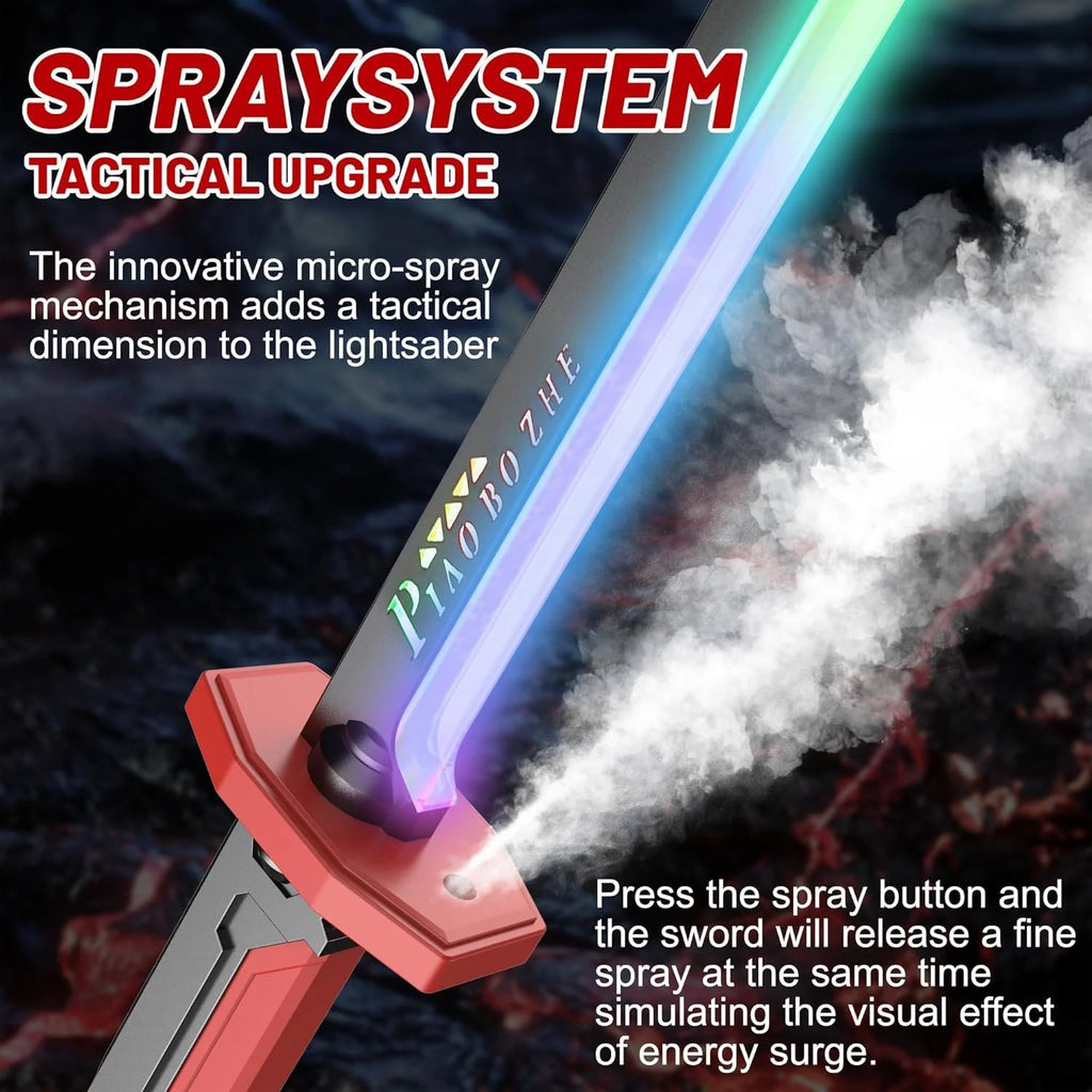 SparkBlade — LED Battle Sword with Smoke & Sound Effects