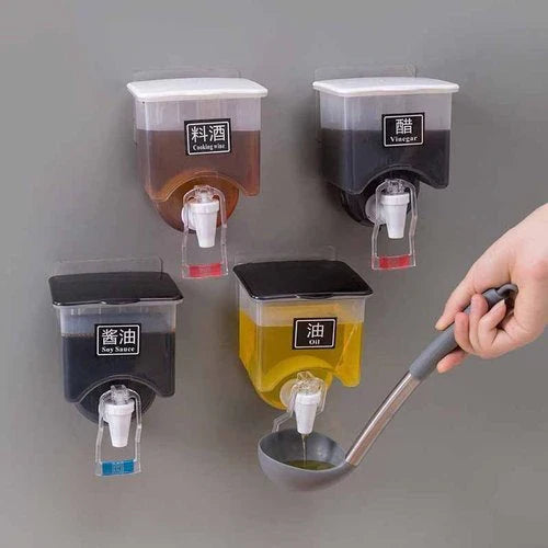 400ml Acrylic وال ماونٹڈ آئل ڈسپنسر